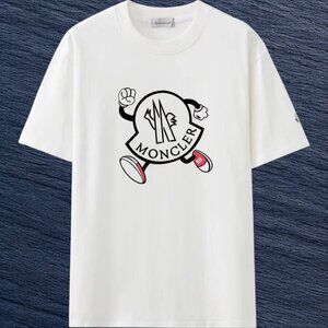 Moncler Men's White Short Sleeve T-Shirt